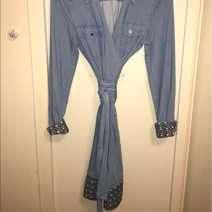 DVF Denim Wrap Dress